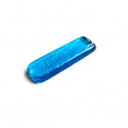 Porte couteau en verre fusing turquoise N°9