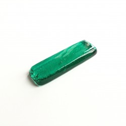 Porte couteau en verre fusing émeraude N°13