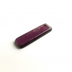Porte couteau en verre fusing violet N°17