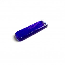 Porte couteau en verre fusing bleu royal N°19