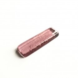 Porte couteau en verre fusing prune clair N°21