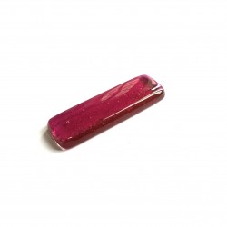 Porte couteau en verre fusing rose vif N°24