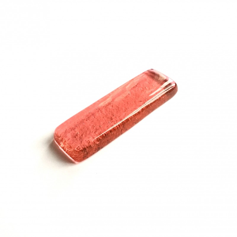 Porte couteau en verre fusing rosaline N°26