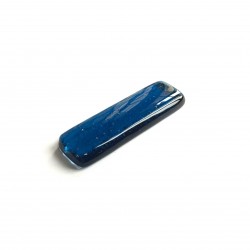 Porte couteau en verre fusing bleu acier N°29