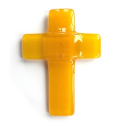 croix auréolée jaune mary gold