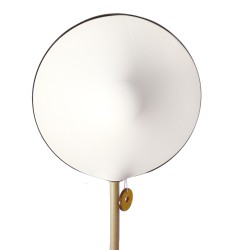 Lampe bambou KALAMEO avec abat-jour GALAXI face coton