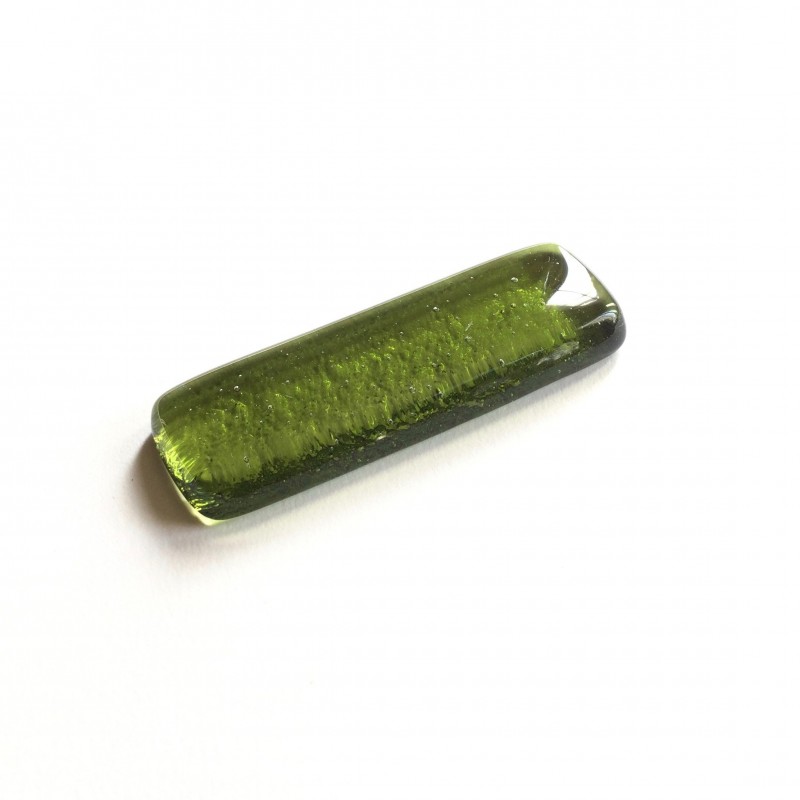 Porte couteau en verre fusing fougère N°32